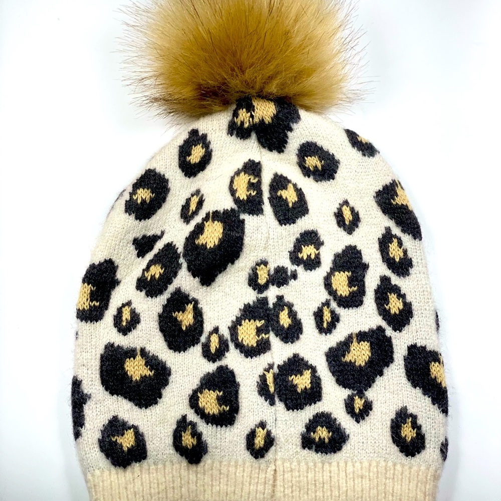 Ashley Stewart Women’s Cheetah Beenie